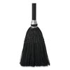 Rubbermaid Commercial Lobby Pro Synthetic-Fill Broom, 37 1/2" Height, Black FG253600BLA